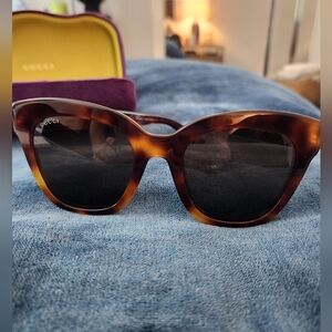 Gucci Tortoise shell Sunglasses-Authentic